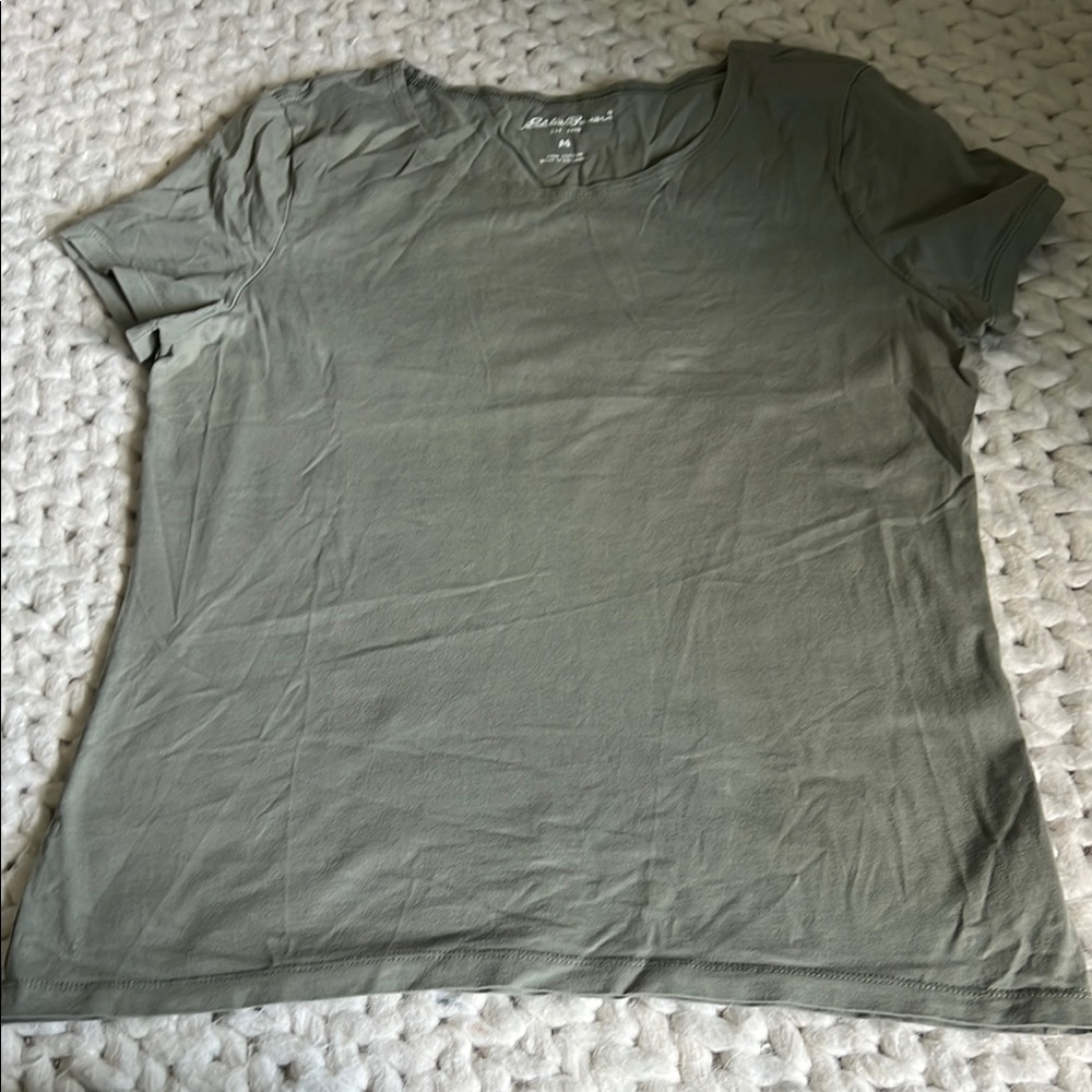 Eddie Bauer Green Short Sleeve T-Shirt